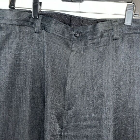 Polyester Flat front Haggar Straight fit Traveller Travel pants Trousers 36/32 - Picture 2 of 3